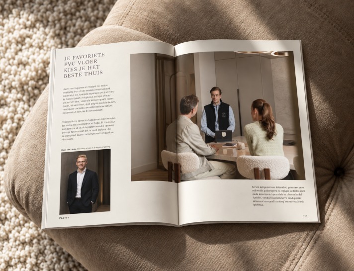 Pavici Magazine open